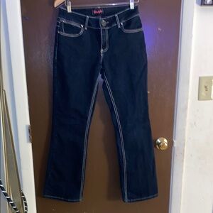 💋 Women’s Wrangler Flare Wide Leg blue Jeans